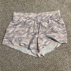 Avia Pink and Gray Camouflage Athletic Shorts